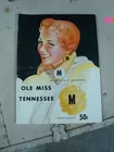 1957 OLE MISS UT PROGRAM