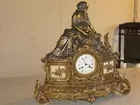 French figural clock