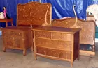 Antique Bedroom Suite - Sleigh Bed