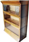 Barrister Lead Glass Bookcase