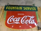 1935 Coca Cola 2 sided sign