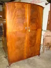 Q A MAHOGANY ARMOIRE