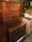 Antique Step Back Cupboard