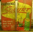 OLD METAL SQUIRT SIGN
