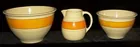 Roseville Yellow Band Util. Ware  Braun & Helmer