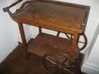 OAK TEA CART