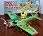 Mickey Mouse's Aeroplane with Box  Braun & Helmer