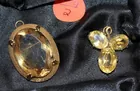two topaz pins