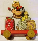 Pop Eye Boom Boom Pull Toy  Braun & Helmer