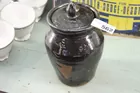 B.B. Craig Pottery Jar w/ lid