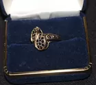 10k gold and Sapphire Ring