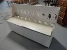 wooden bench w/storage