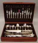 Sterling Silver Repousee Flatware Set
