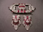 Gorgeous rhinestone brooch w/  clips