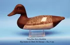 Ezra Hankins Blue Bill Decoy