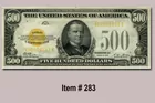 1928 $500 Gold Cert. Note (RARE)