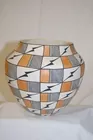 Acoma Hand Painted Sky City V