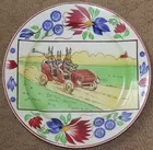 Rabbits in car plate