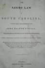 Negro Law of SC 1848