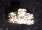 14 Kt. Gold Wedding Band Set