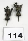 2 Stick Pins, Moline M P Plow Co 