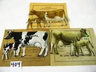 3 sets of tin DeLavel tin cut-outs