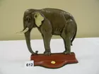 Cast iron elephant doorstop, B&H