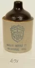 Mini brown & white Uhl acorn Adv jug