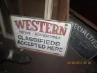 western sign
