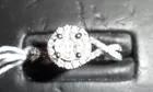 14K White Gold 1K Diamond Ring