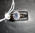 2.2 Grams Amethyst & Diamond 14K