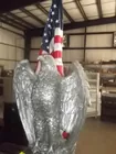 Large eagle flag stand w/ flag