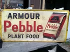 one of 2 Armour Pebble signs