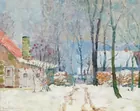 E.K. Williams-Brown County Cheerful Hill Scene