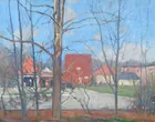 William Forsyth--Indianapolis Street Scene