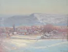 Dale Bessire-View of Nashville Winter-Record Price