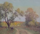 Adolph Shulz Exhibition Sized Lanscape Painting