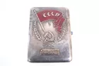 CCCP Russian Silver Cigarette Box