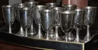 12 Sterling Goblets