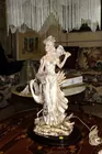 Lady figure lamp