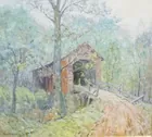 Edward K. Williams Beanblossom Bridge Scene