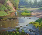 Paul Turner Sargent, Children in the Creek Scene