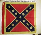 Captured Confederate Battle Flag