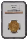 #1 1802/1 $5. Gold