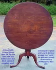 Queen Anne Tilt Top Tea Table