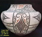Large Early Zuni Olla or Storage Jar