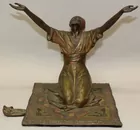 Austrian Cold Painted Bronze Figure by Bruno Zach