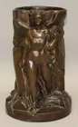 Figural Relief Decorated Vessel.