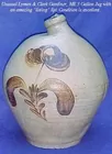 Gardiner, Maine Umber Decorated Ovoid Jug