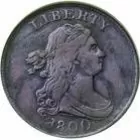 Half Cent 1800